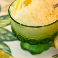 citrus granita, Italian ice, lemon, Amalfi Coast, Italy