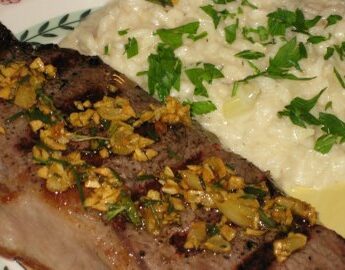 Rosemary Steak with Risotto