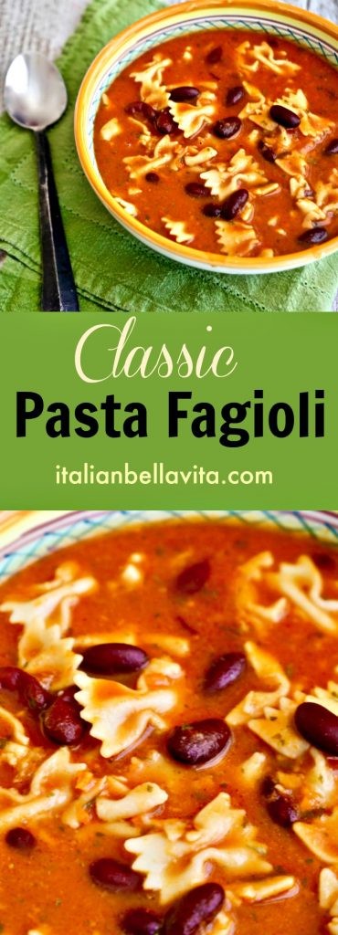 Minestra Pasta e Fagioli (Pasta and Bean Soup)