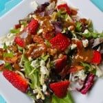 Spring Salad with Strawberries and Balsamic Vinaigrette