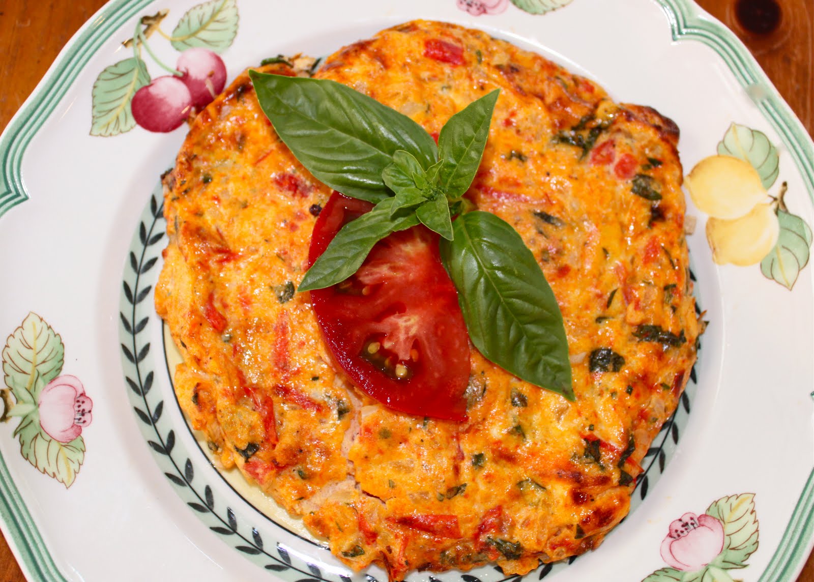 Frittata al basilico (Fresh Basil Frittata) - Memorie di Angelina