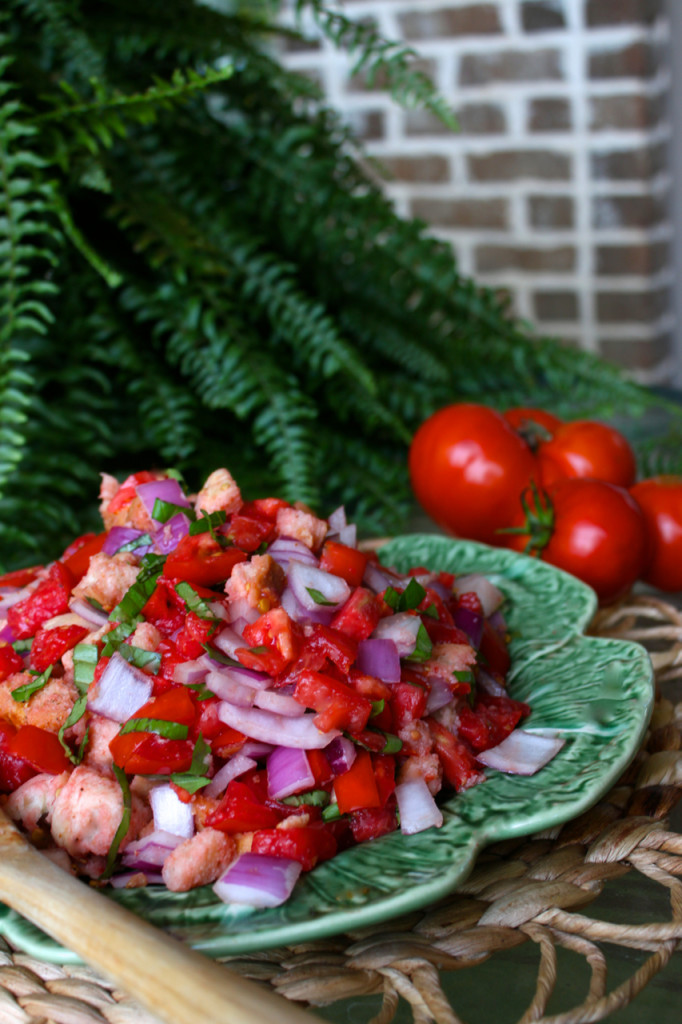 panzanella tuscan tomato and bread salad