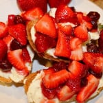 Strawberry Balsamic Crostini