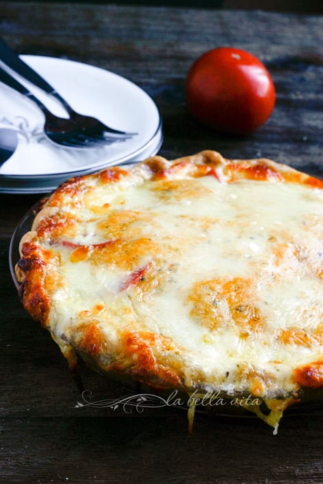 Rustic Italian Tomato Pie - La Bella Vita Cucina