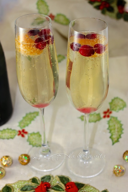 Cranberry Clementine Prosecco Cocktails