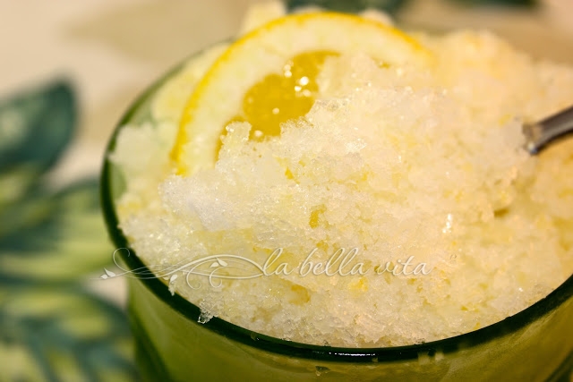 Lemon Citrus Granita on the Amalfi Coast, Italy | La Bella Vita Cucina