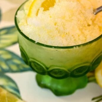 citrus granita, Italian ice, lemon, Amalfi Coast, Italy