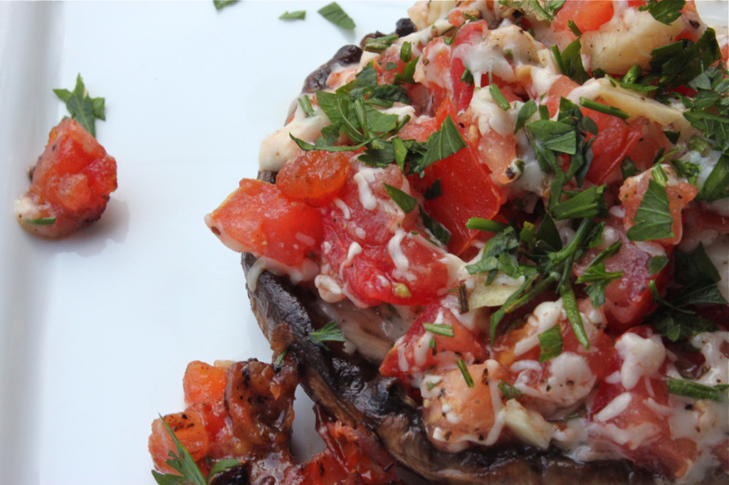 Grilled Stuffed Portobello Mushrooms