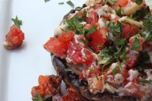 Grilled Stuffed Portobello Mushrooms