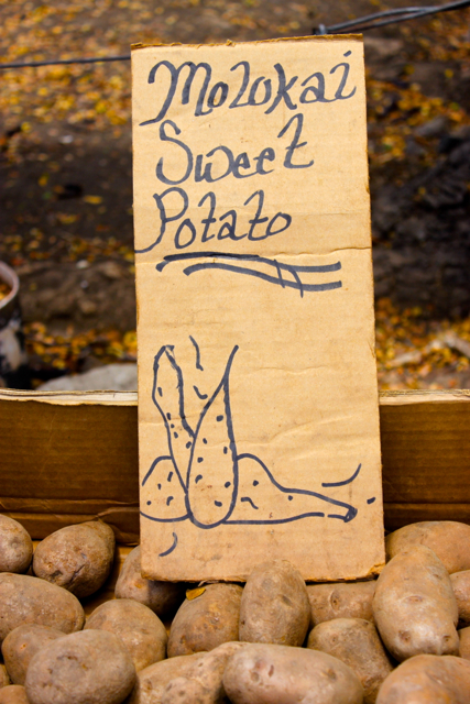 Hawaiian sweet potatoes, Hawaiian Farmers' Market