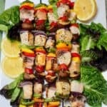 KETO Italian Swordfish Skewers