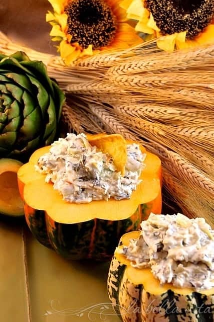 Cheesy Asiago Artichoke & Spinach Dip