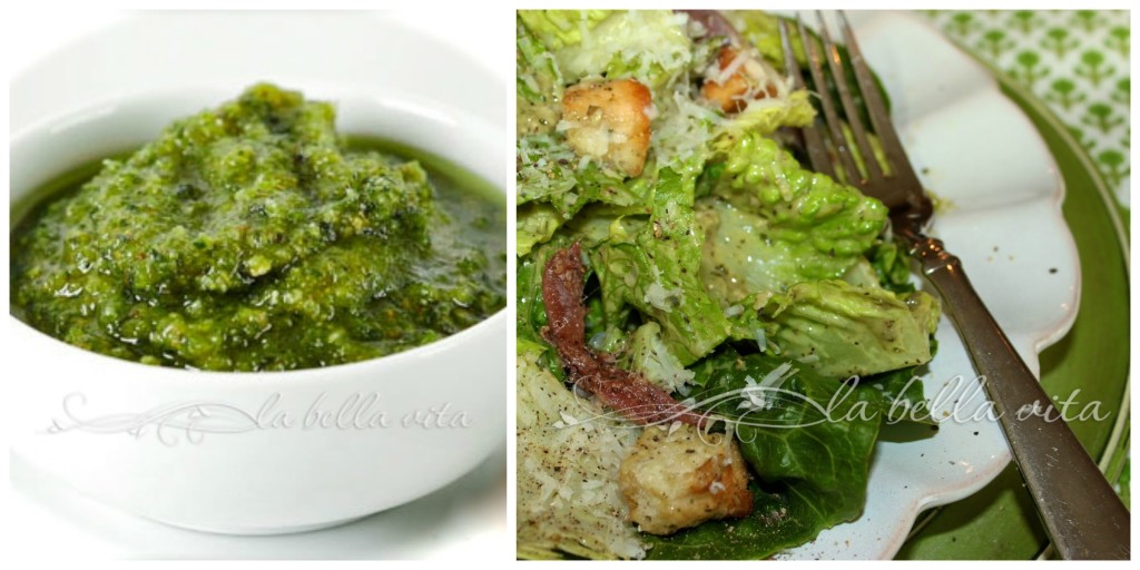 Pesto Caesar Salad