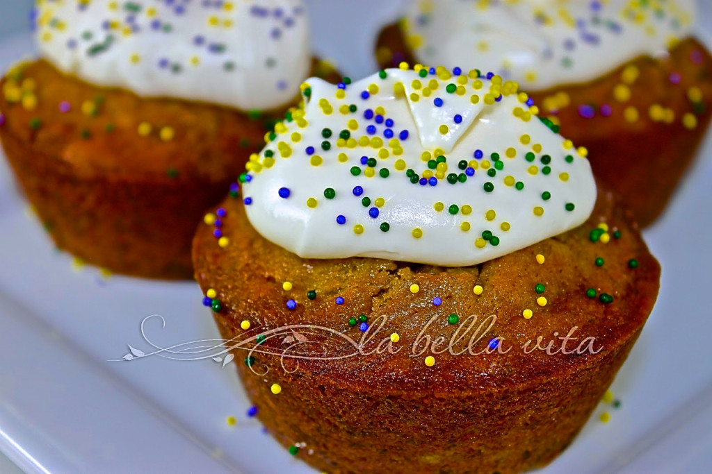 Bananas Foster Muffins Mardi Gras