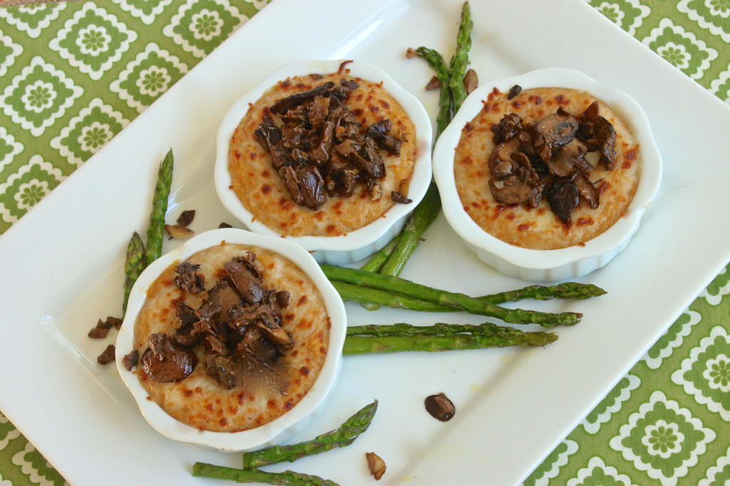 Fontina Polenta with Sauteed Mushrooms