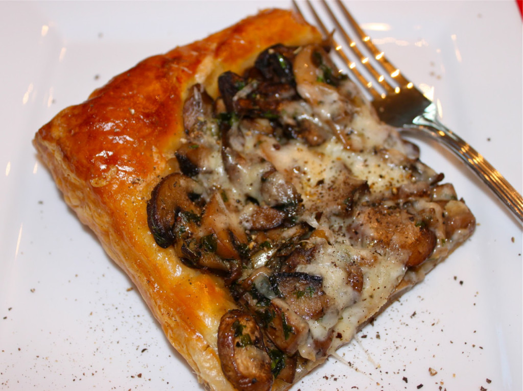 mushroom tart