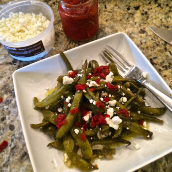 fresh Italian green bean salad