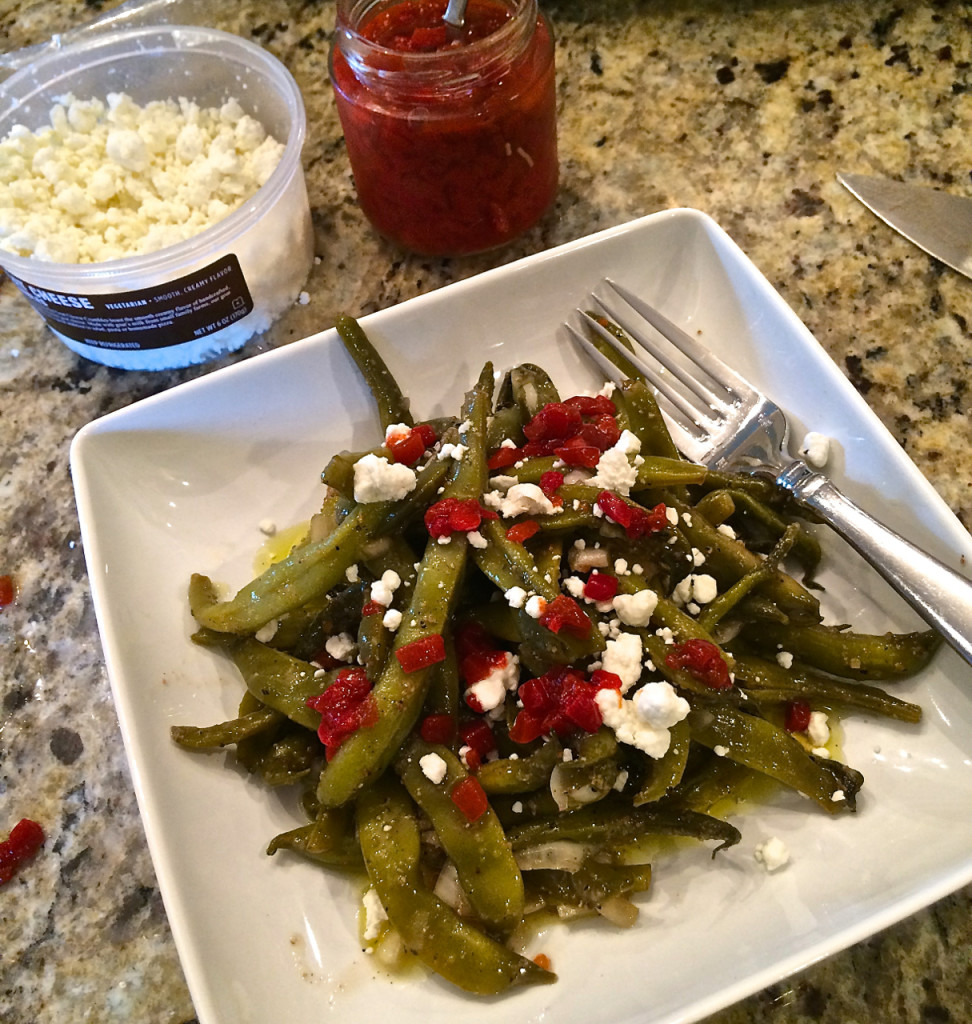 fresh Italian green bean salad