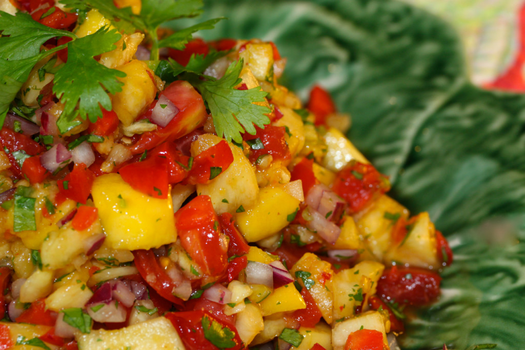 Superb and Easy Mango Pineapple Salsa