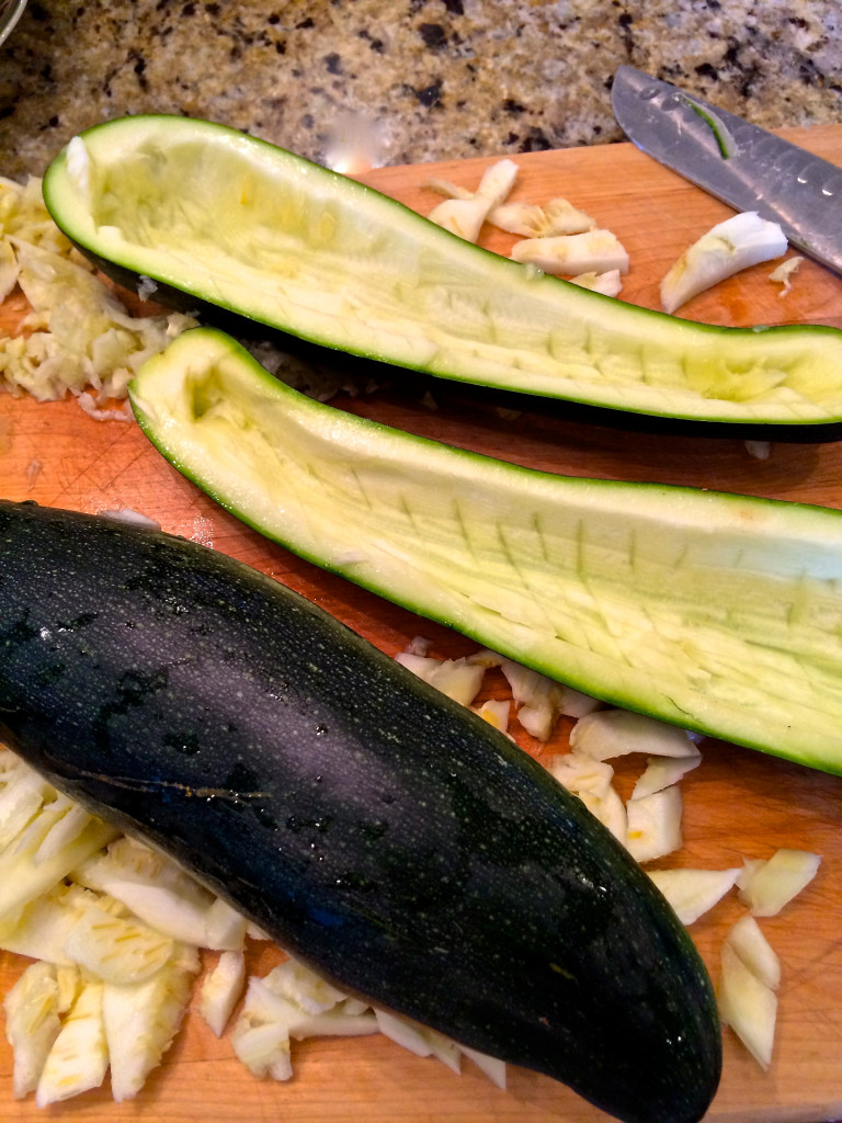 stuffed zucchini