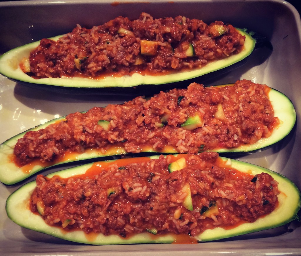 stuffed zucchini