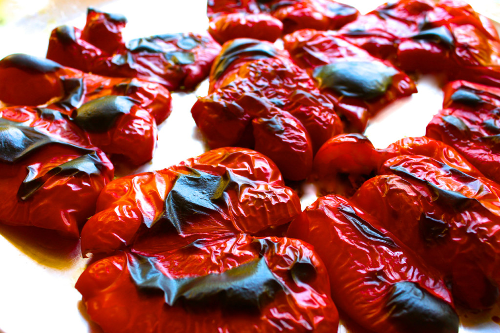 Roasted Red Peppers {Oven or Grill} –