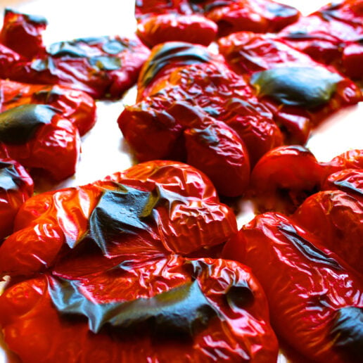 How To Roast and Freeze Red Peppers