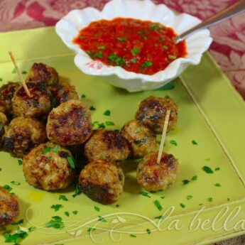 Italian Turkey Meatballs