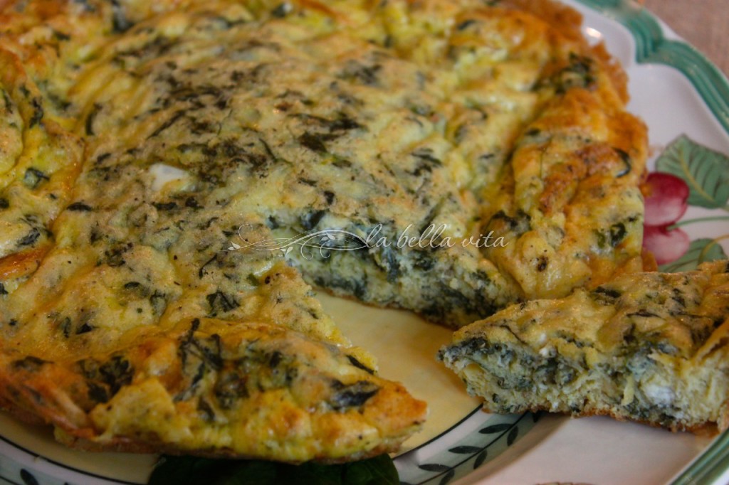 Frittata with Swiss Chard and Italian Cheese