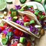 Baja Fish Tacos with Chipotle, Cilantro and Lime Crema