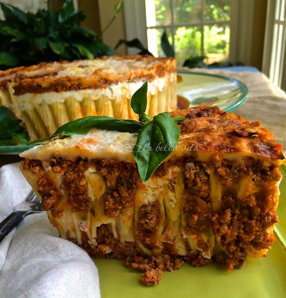 Cheesy Italian Rigatoni Torta