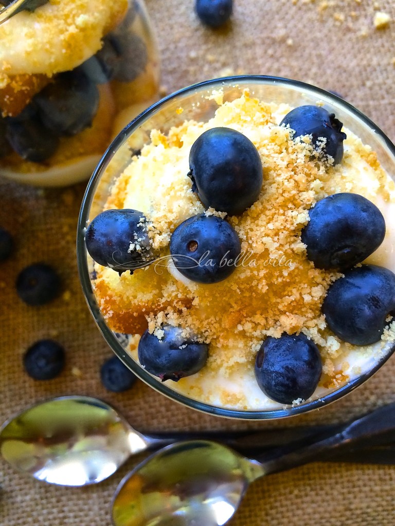 Blueberry Limoncello Cream Parfaits