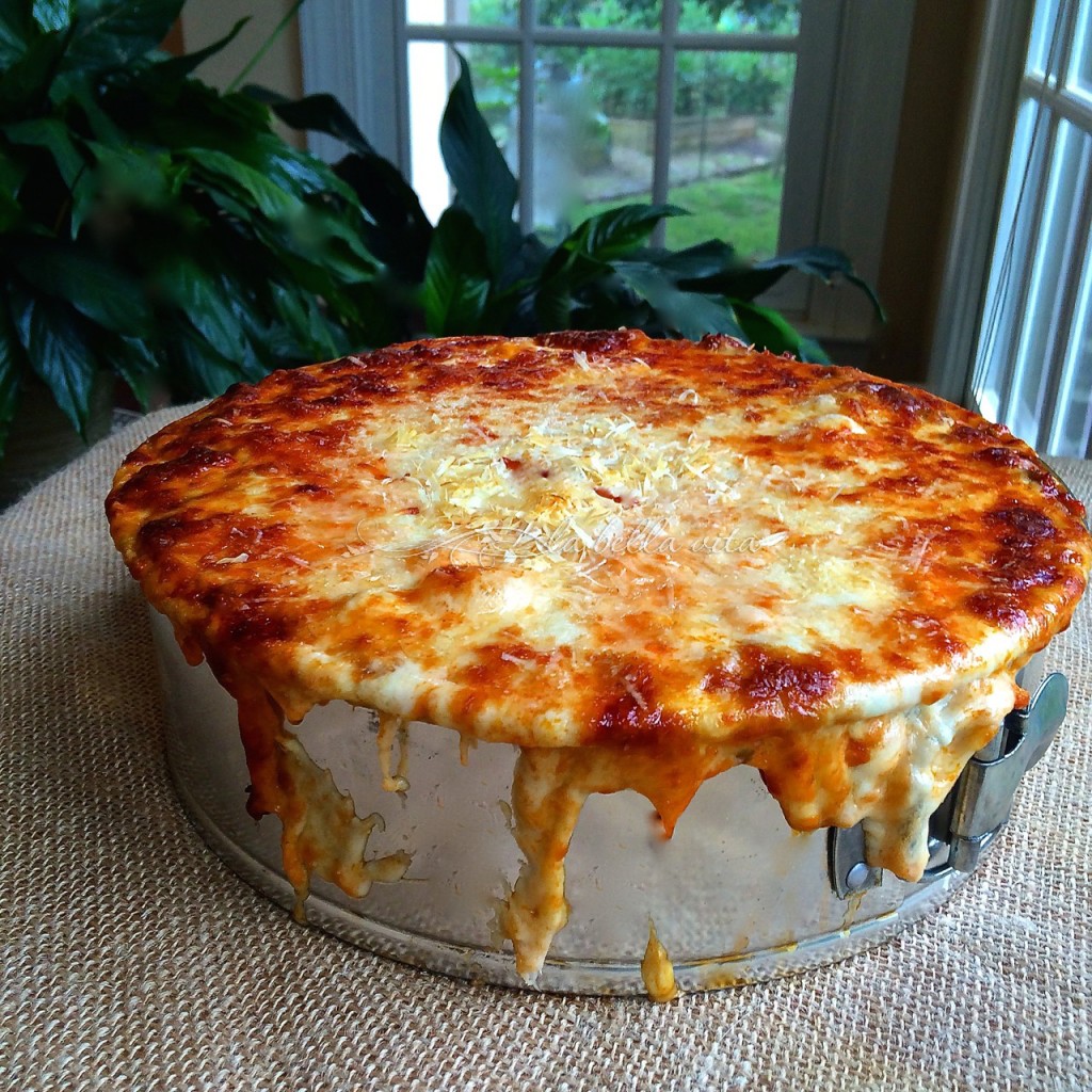 Cheesy Italian Rigatoni Torta