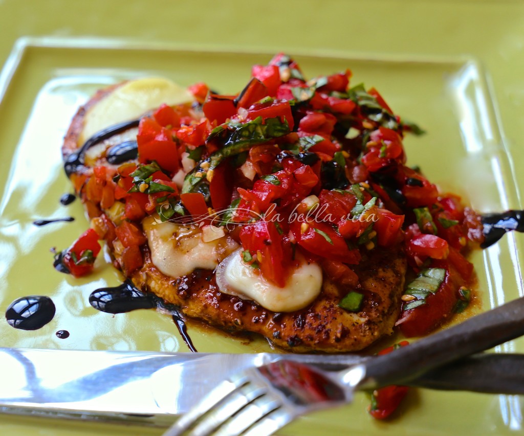 Skinny Italian Bruschetta Chicken