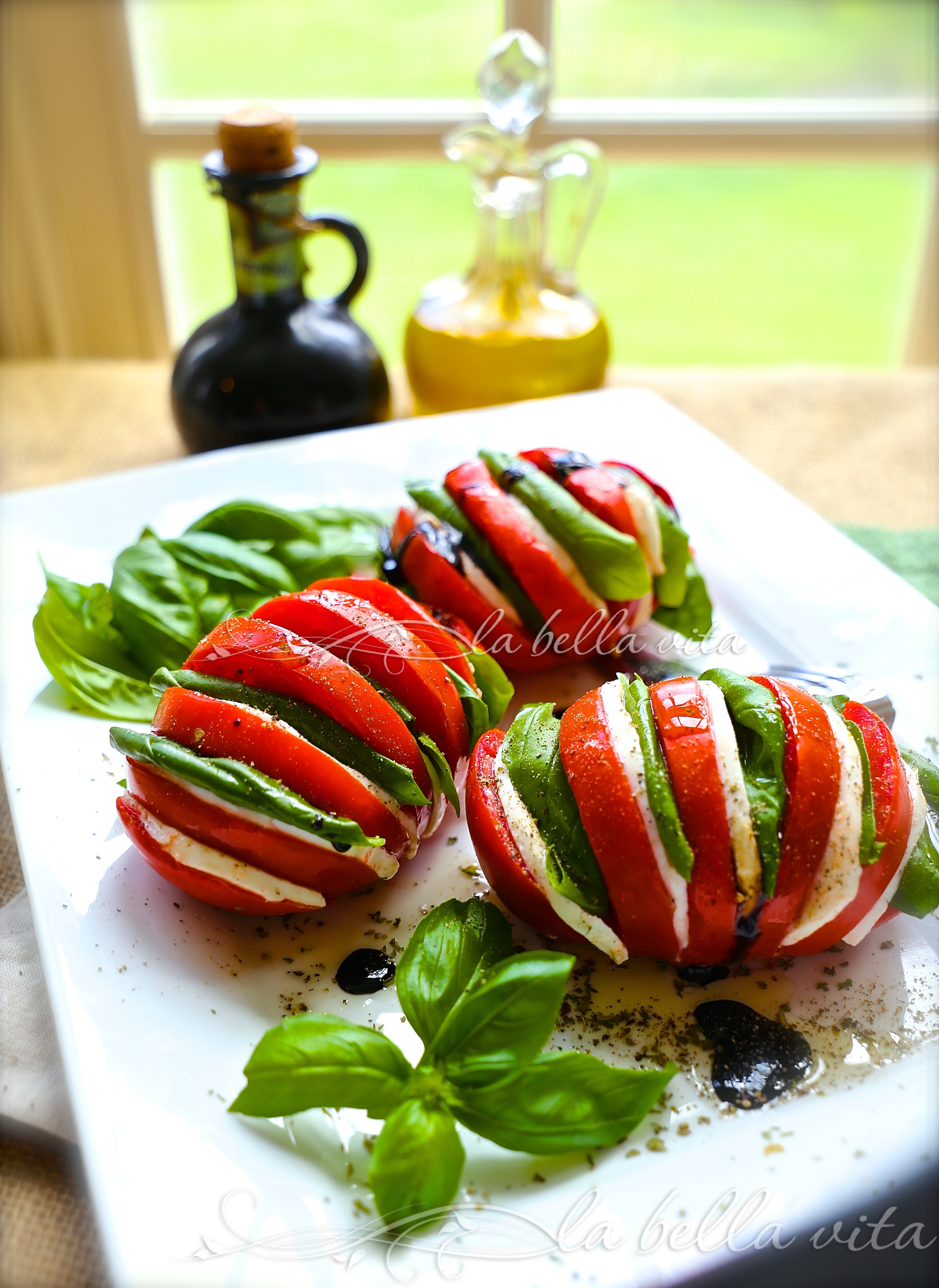 Caprese Salad with a Fresh New Presentation | La Bella Vita Cucina