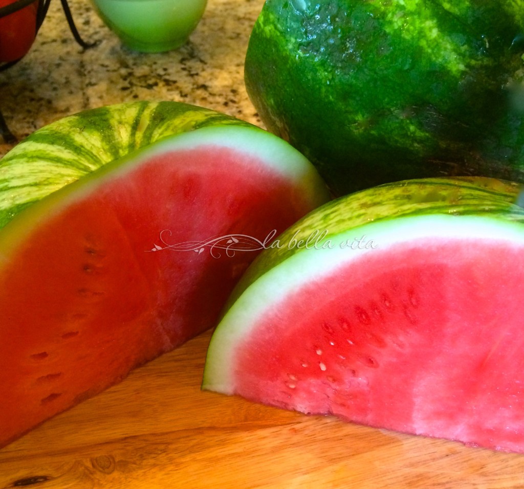 watermelon granita Italian ice