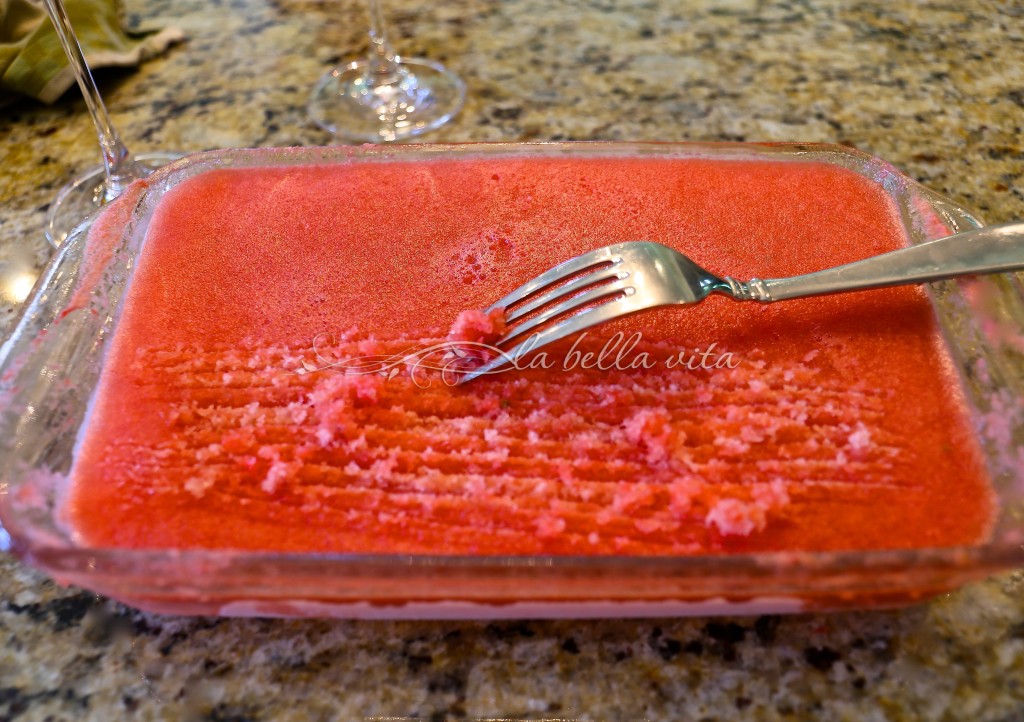 watermelon granita italian ice