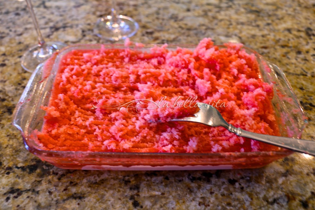 watermelon granita italian ice