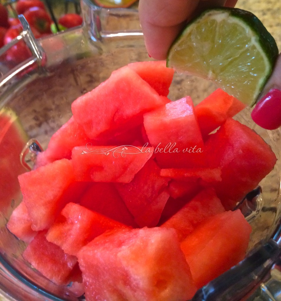 watermelon granita Italian ice