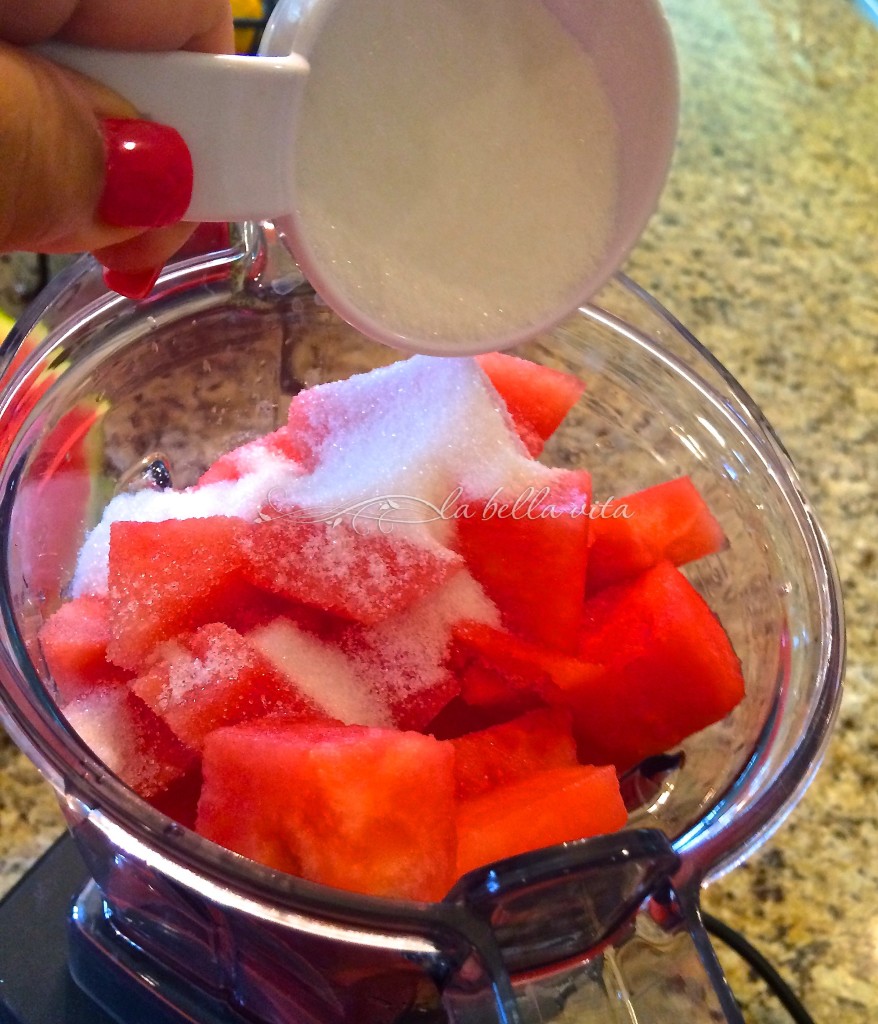 watermelon granita Italian ice