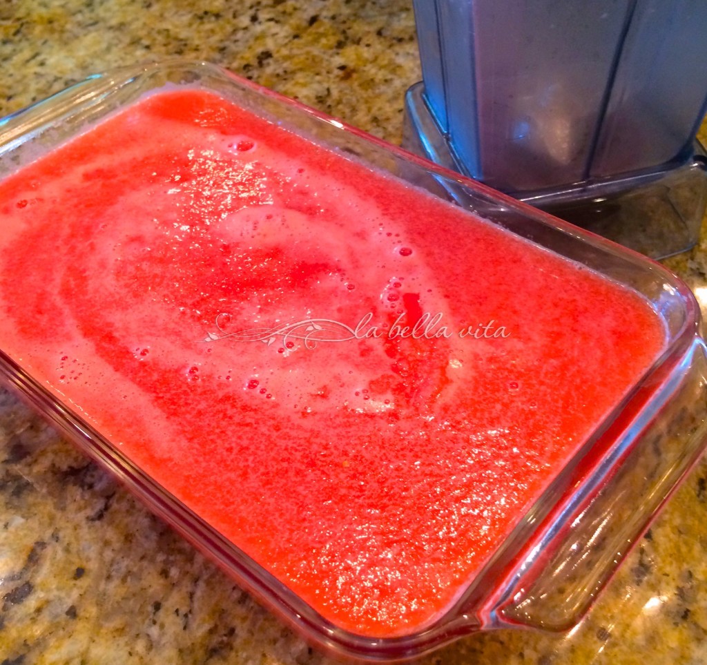 watermelon granita italian ice