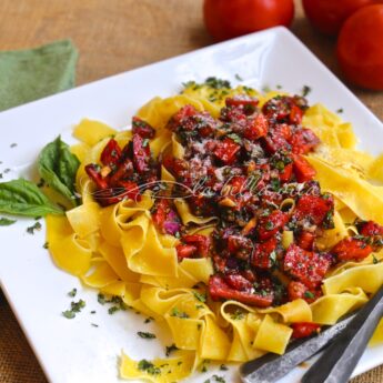 bruschetta pappardelle