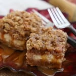 Apple Caramel Cheesecake Bars