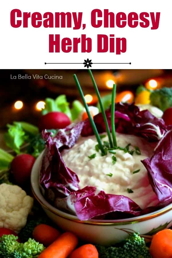 Creamy Vegetable and Chip Dip