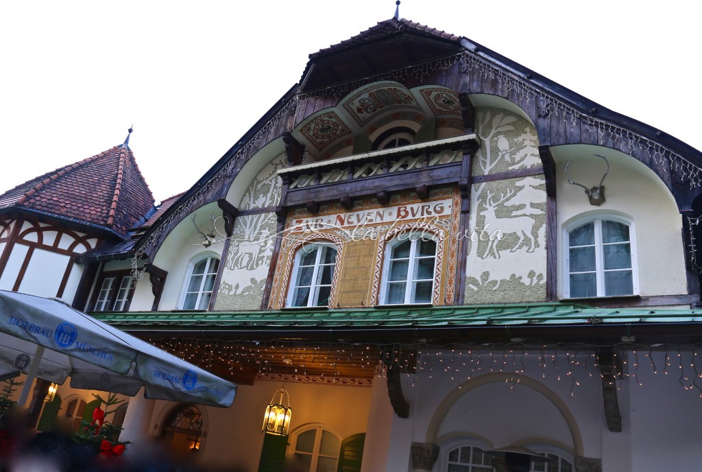 a stop for tourists on the way up the mountain