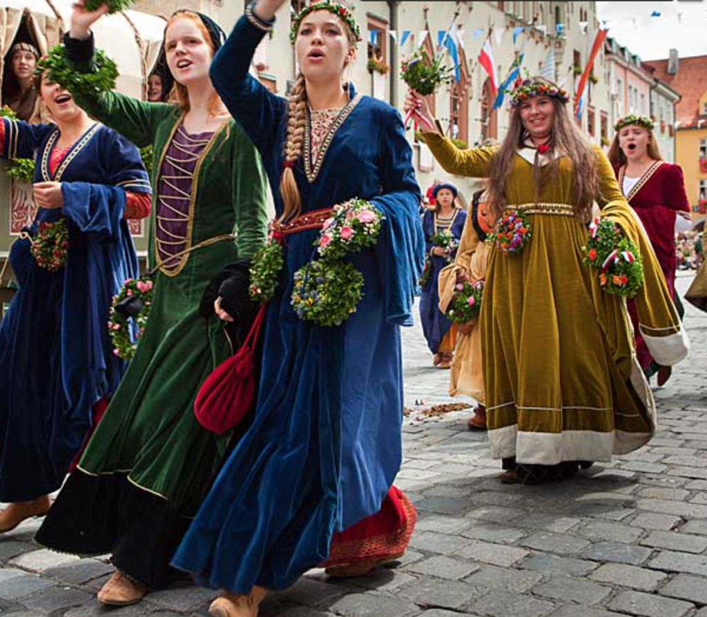 The Famous Midieval Wedding Celebration Reenactment in Landshut, Bavaria, Germany