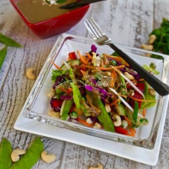 Thai Salad with Peanut Dressing