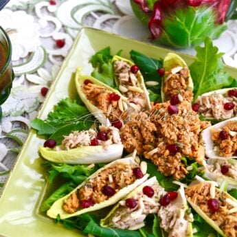 Belgian Endive Bites with Salmon and Tuna Salad