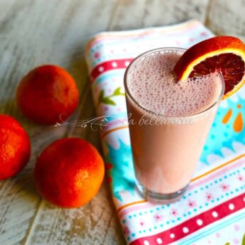 Skinny, Creamy Blood Orange Smoothie