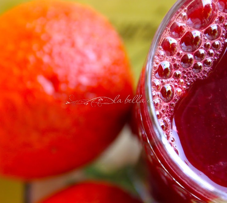 Skinny Creamy Blood Orange Smoothie